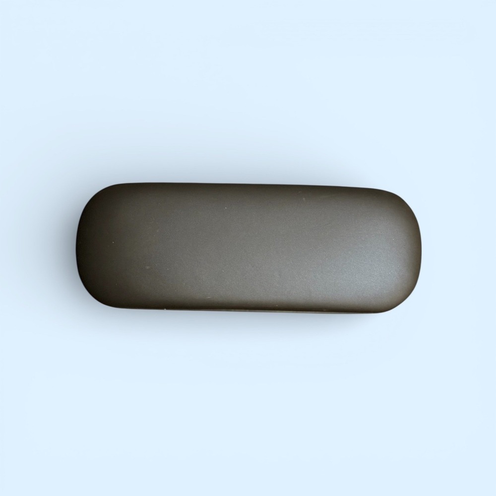 Hard Shell Eyeglass Case Dark Blue Clamshell Sunglasses Storage Travel Case